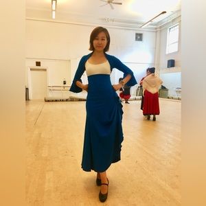 Flamenco dance skirt set